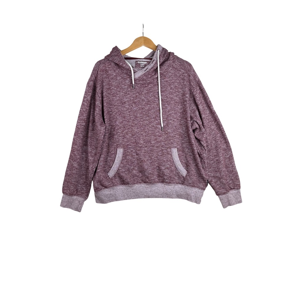 Express Hooded Fleece Pullover‎ size XL Red